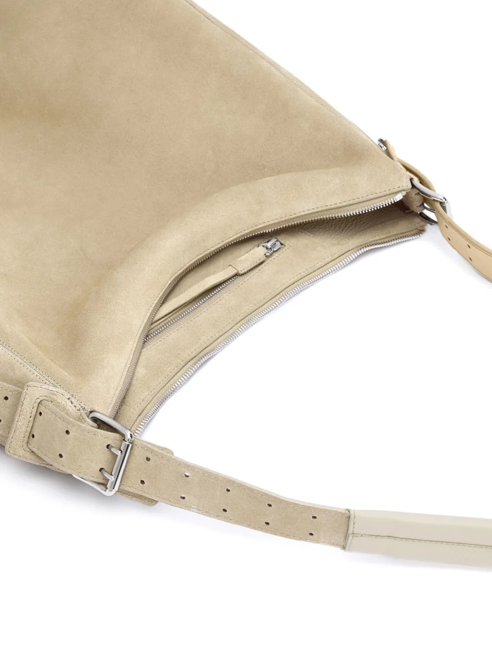 LEMAIRE Schoudertas met band Beige
