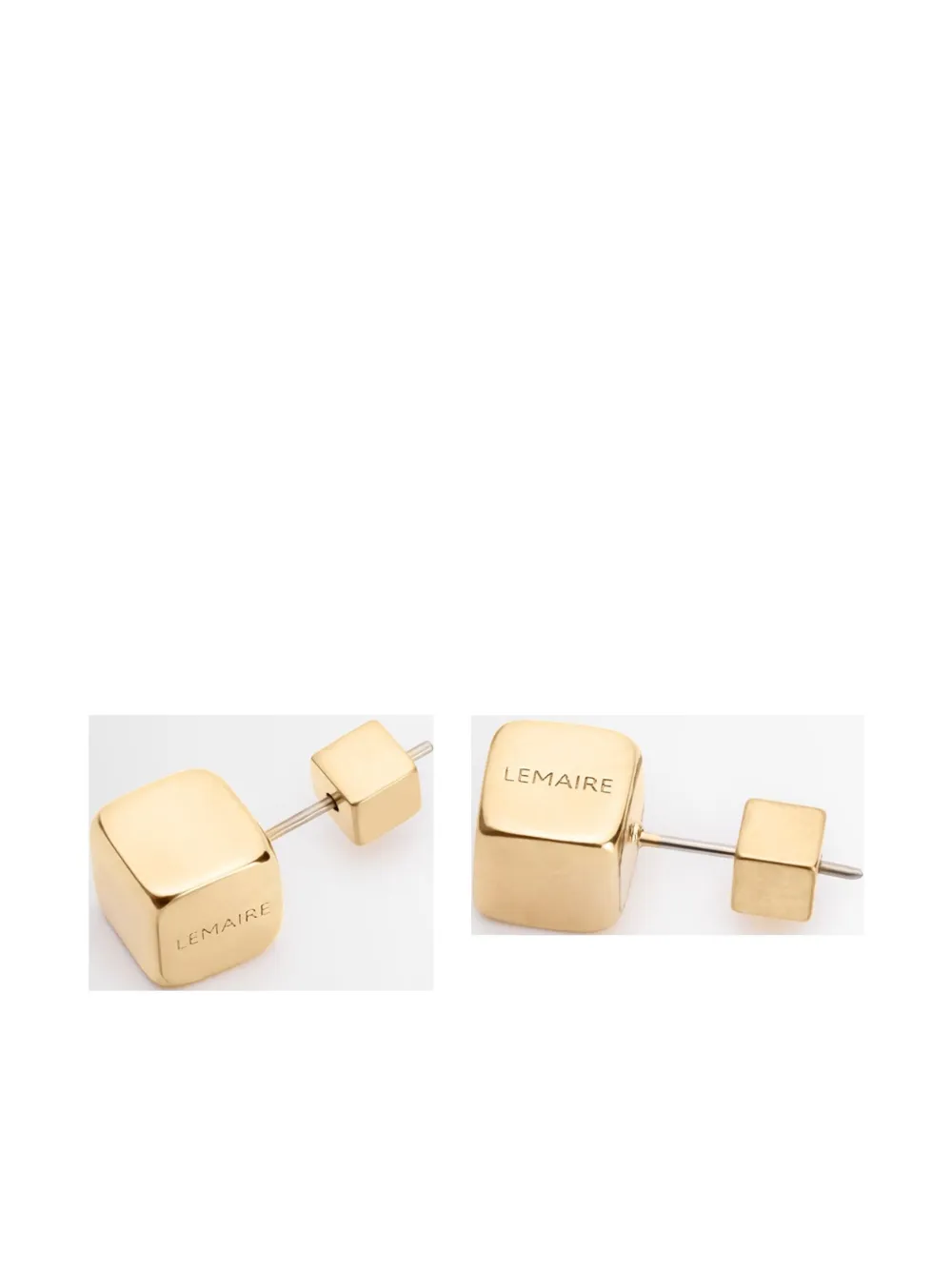 Lemaire Abacus Earrings In Gold