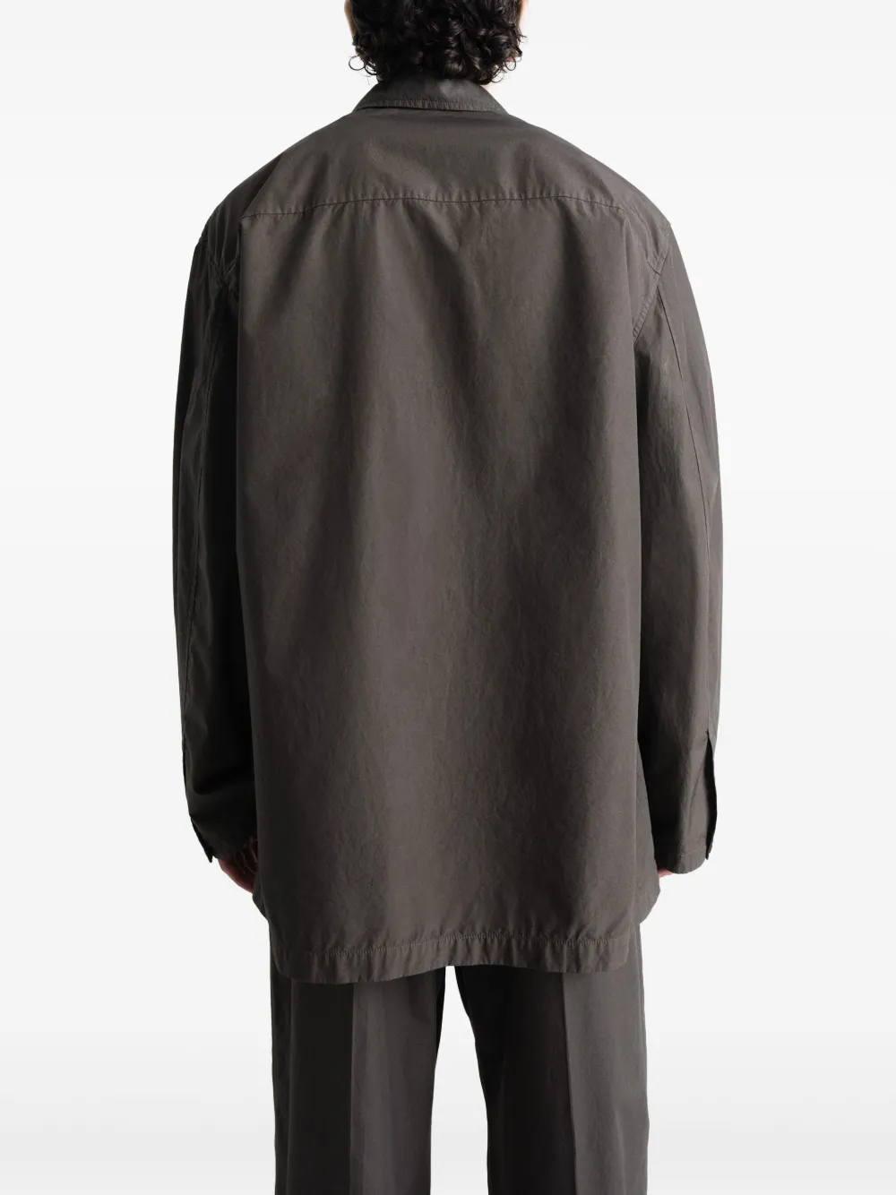LEMAIRE Workwear shirtjack Bruin
