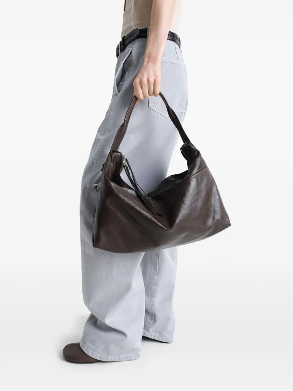 LEMAIRE BG0001LL0018BR490 関税送料込 LEMAIRE Berlingot Shoulder Bag | Brown | FARFETCH ID