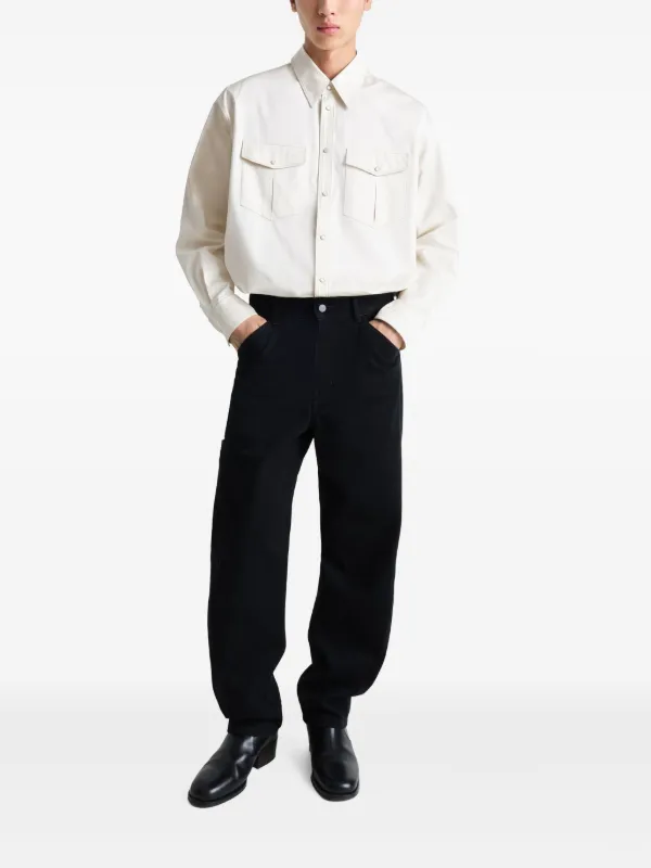 美品 LEMAIRE TWISTED WORKWEAR PANTS LEMAIRE Twisted Workwear Pants Black | HAVEN