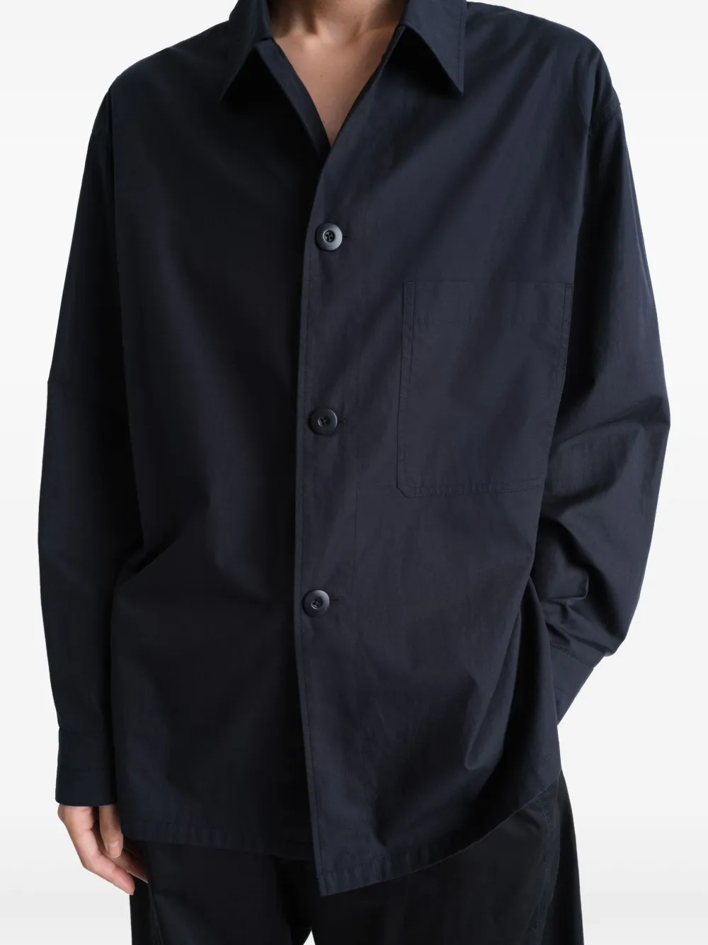 【新品未着用】LEMAIRE 25SS PYJAMA SHIRT CAVIAR Cotton Pyjama Shirt — Caviar – La Garçonne