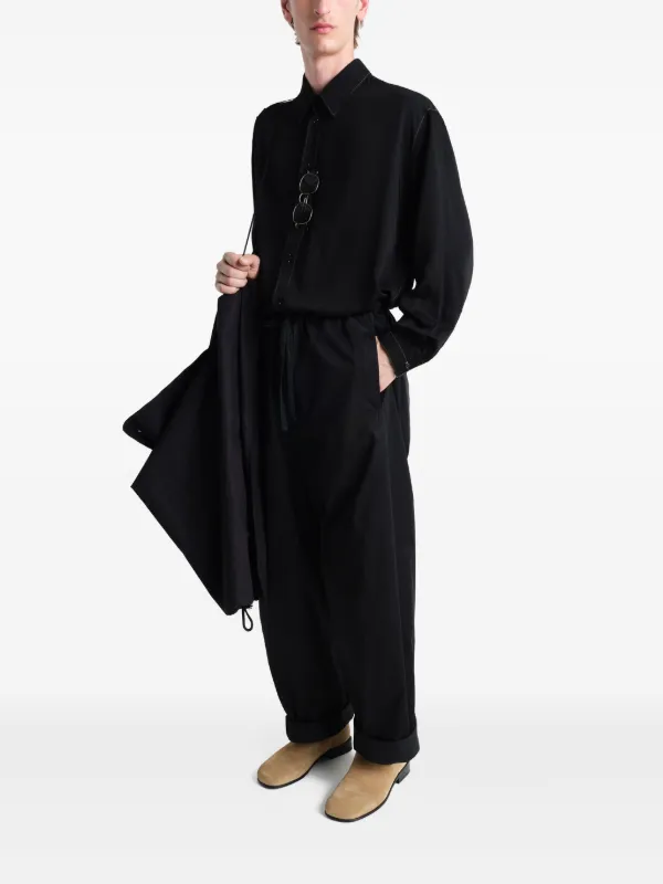LEMAIRE Loop Shirt | Black | FARFETCH