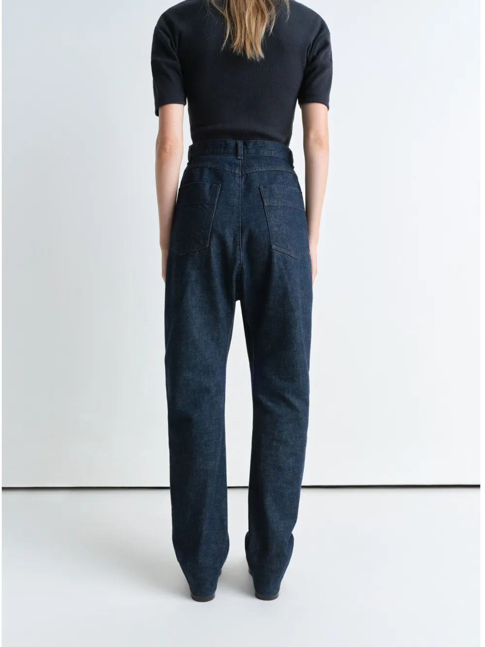 LEMAIRE Jeans met verlaagd kruis Blauw