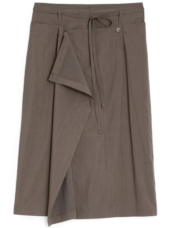 スカート Lemaire Midi skirt LEMAIRE Wool midi wrap skirt | NET-A-PORTER