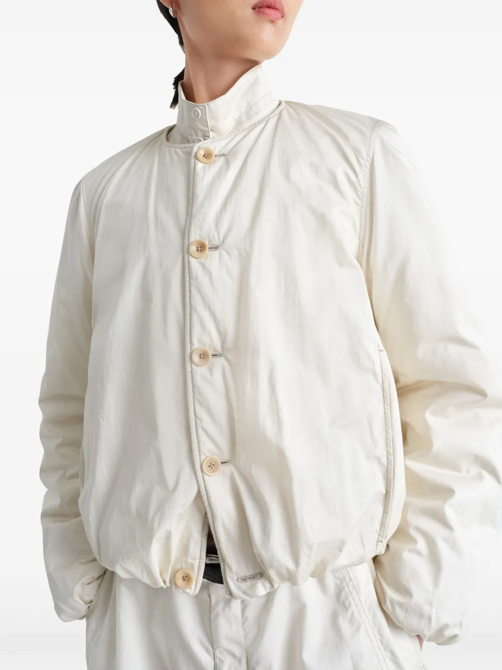 LEMAIRE Gewatteerd bomberjack Beige