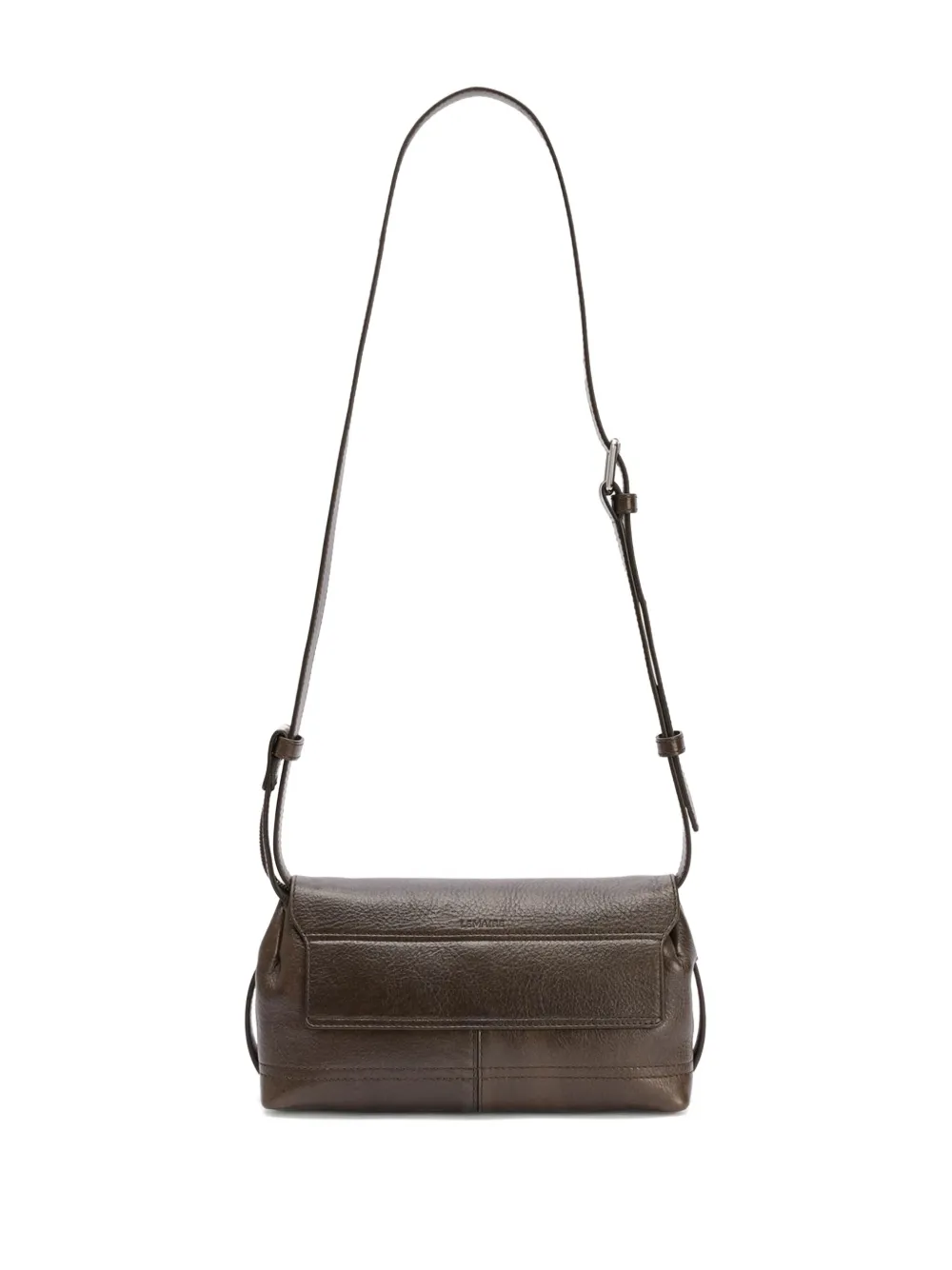 LEMAIRE Gear kleine schoudertas Bruin