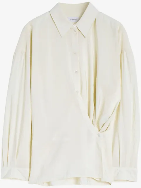 LEMAIRE blouse à design torsadé