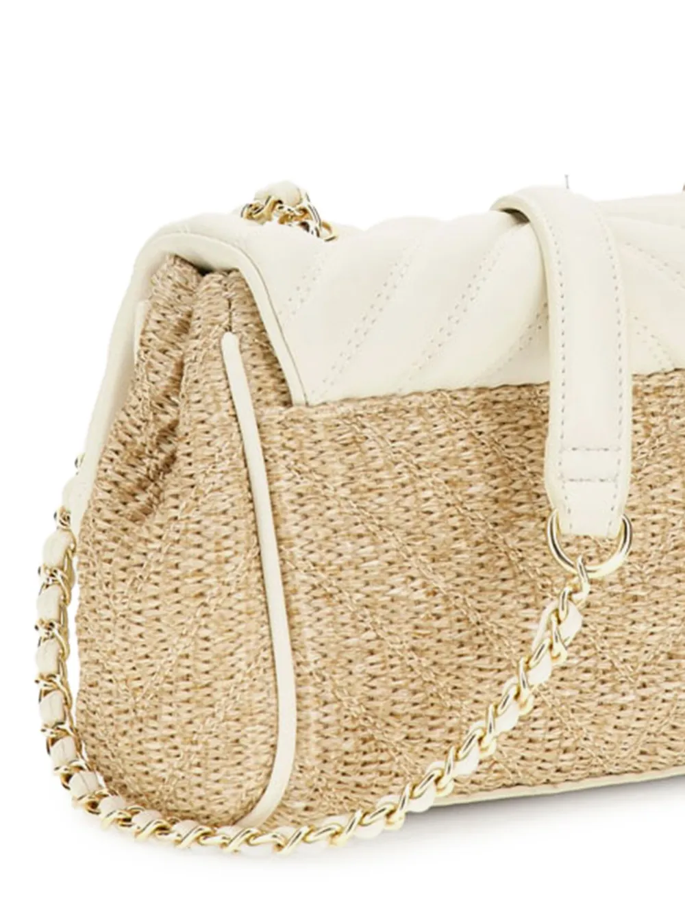guess kids Straw Flap crossbodytas Beige