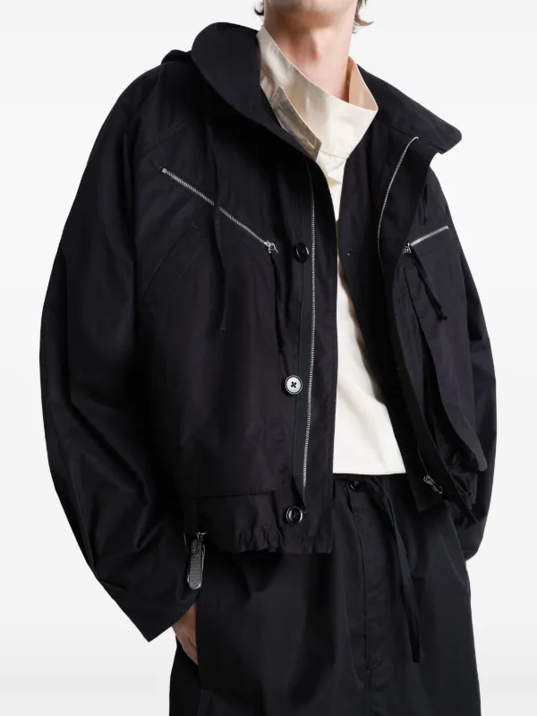 LEMAIRE Parachute ジャケット | ブラック | FARFETCH JP