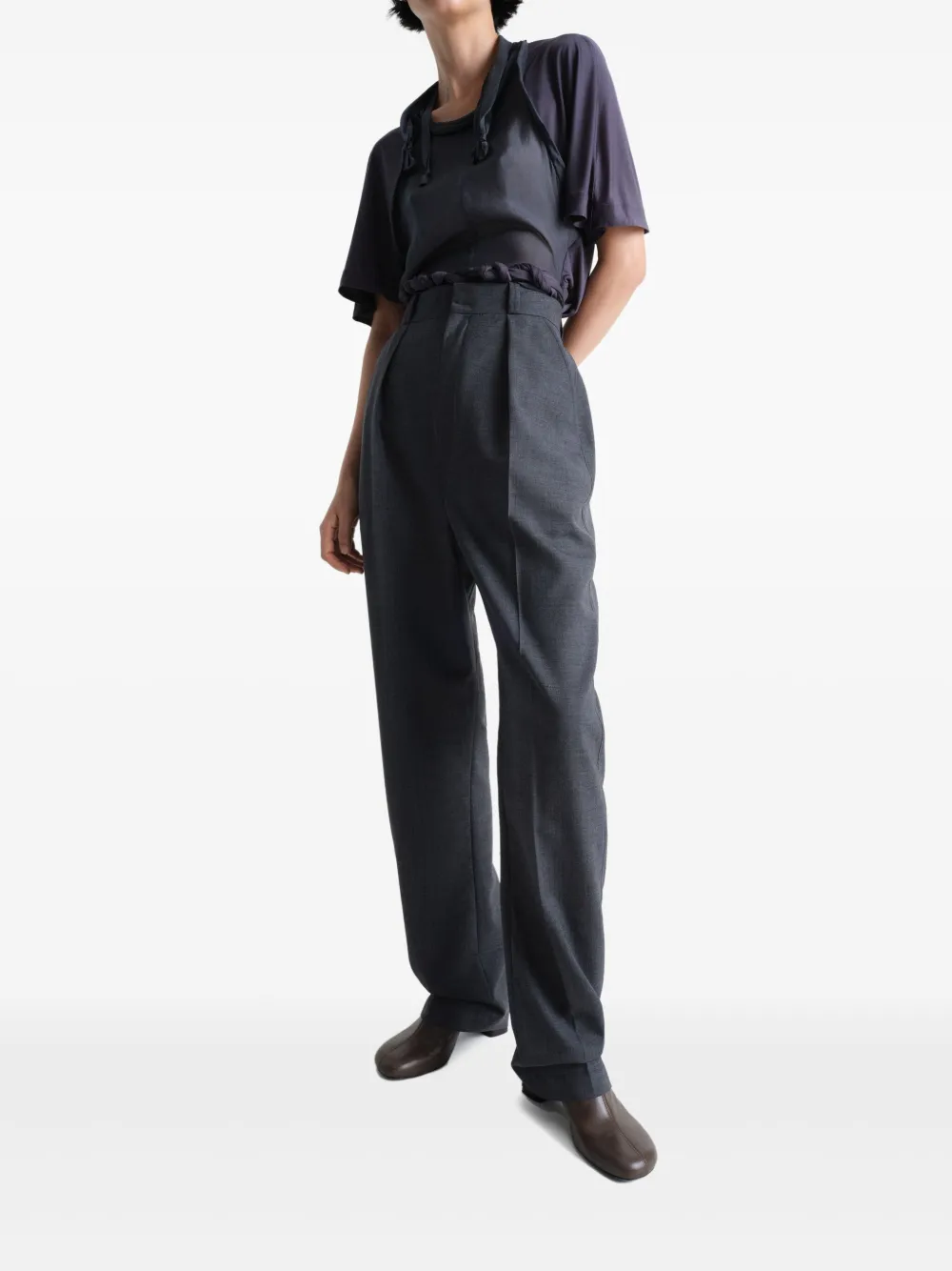 LEMAIRE Jeans met verlaagd kruis Grijs