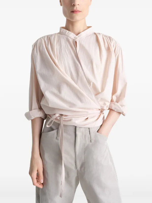 爆売り！ | Blouse Wrap LEMAIRE Pink FARFETCH | シャツ/ブラウス(長袖/七分)