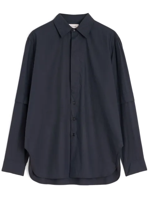LEMAIRE camisa con aberturas laterales