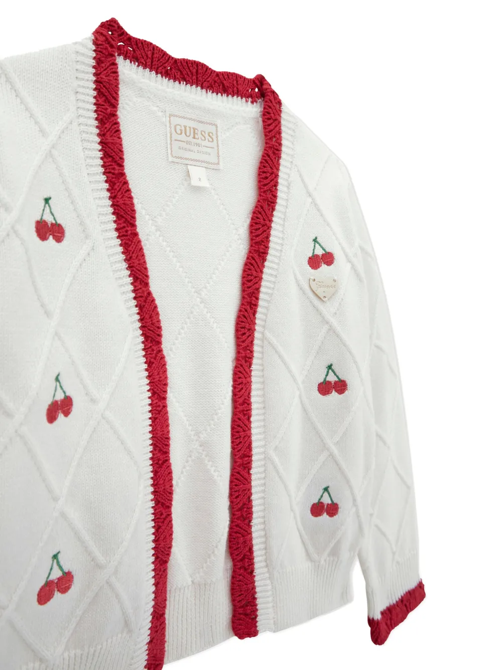 guess kids Cherry vest Wit