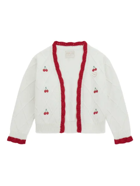 guess kids cárdigan Cherry