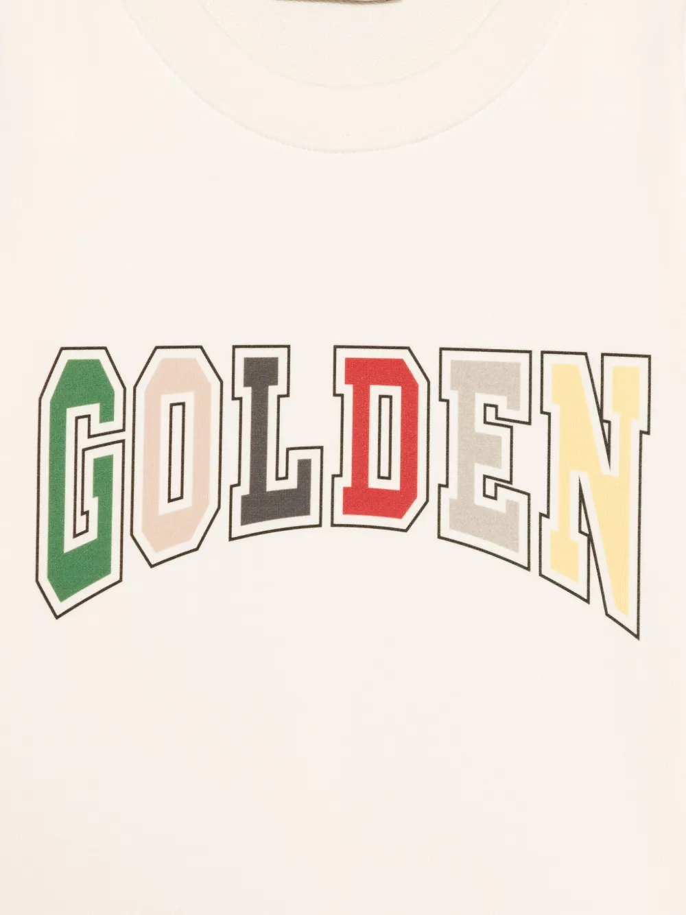 Golden Goose Kids Sweater met logoprint Beige
