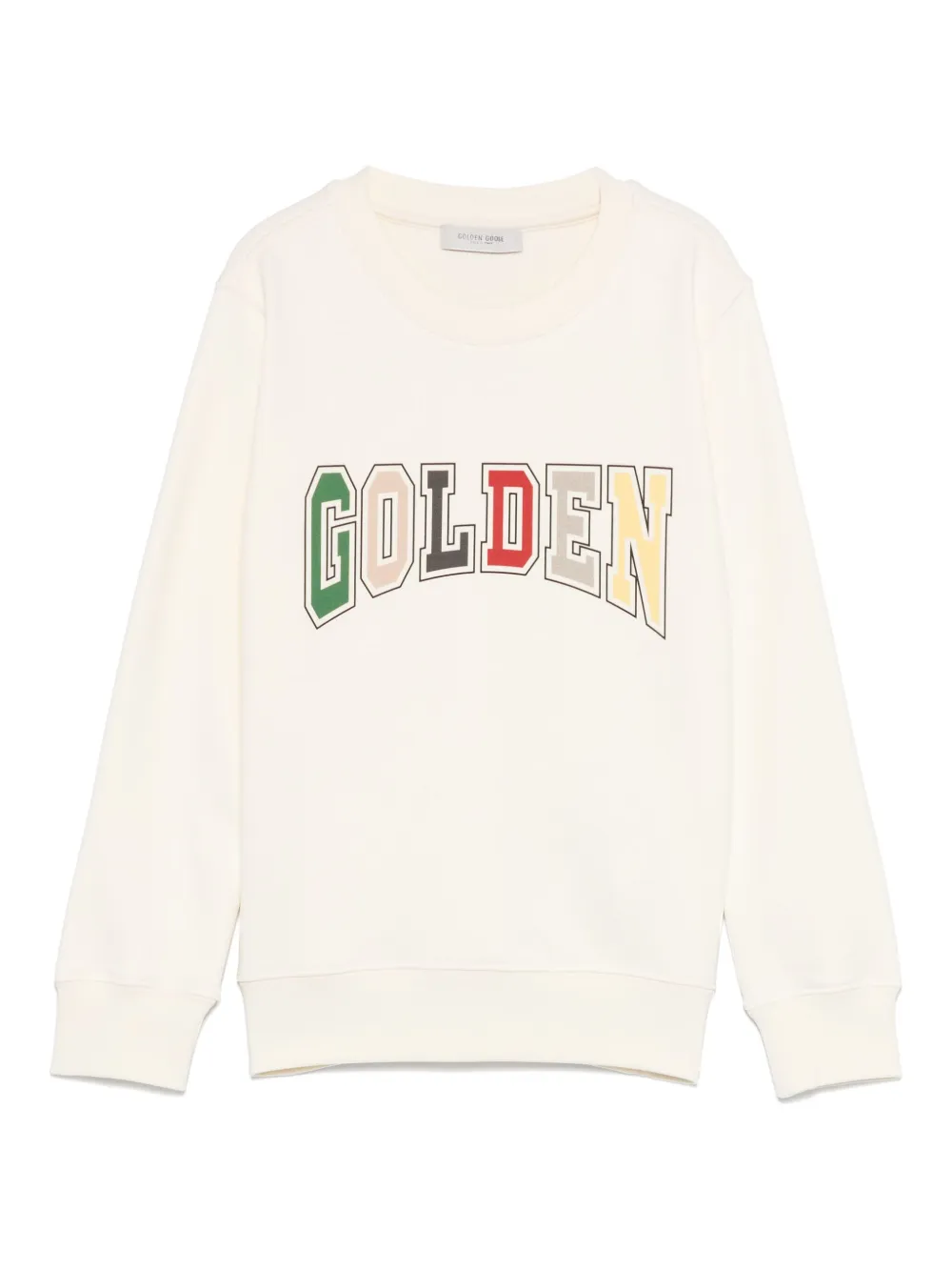 Golden Goose Kids Sweater met logoprint Beige