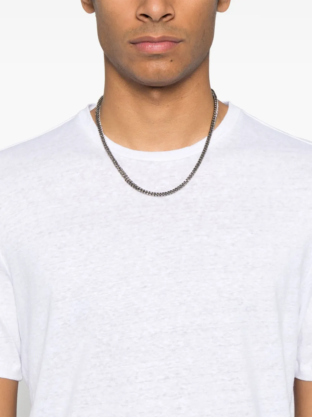 Majestic Filatures T-shirt met ronde hals Wit