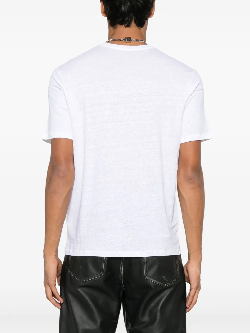 Majestic Filatures T-shirt met ronde hals Wit