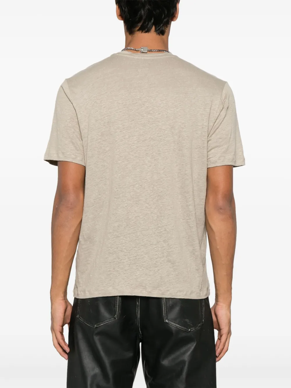 Majestic Filatures T-shirt met ronde hals Bruin
