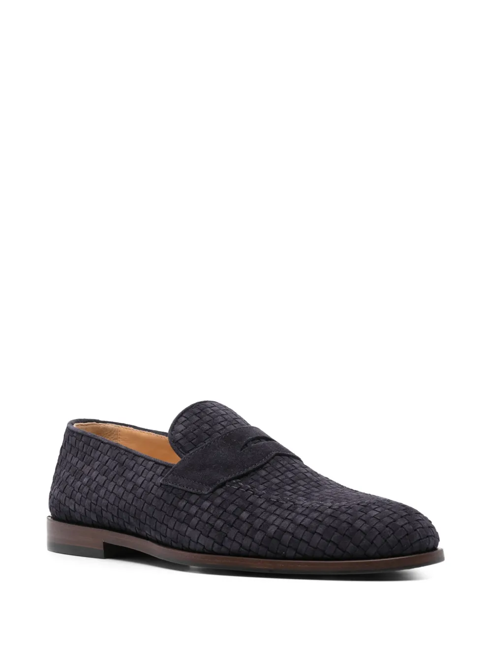 Brunello Cucinelli Suède loafers Blauw