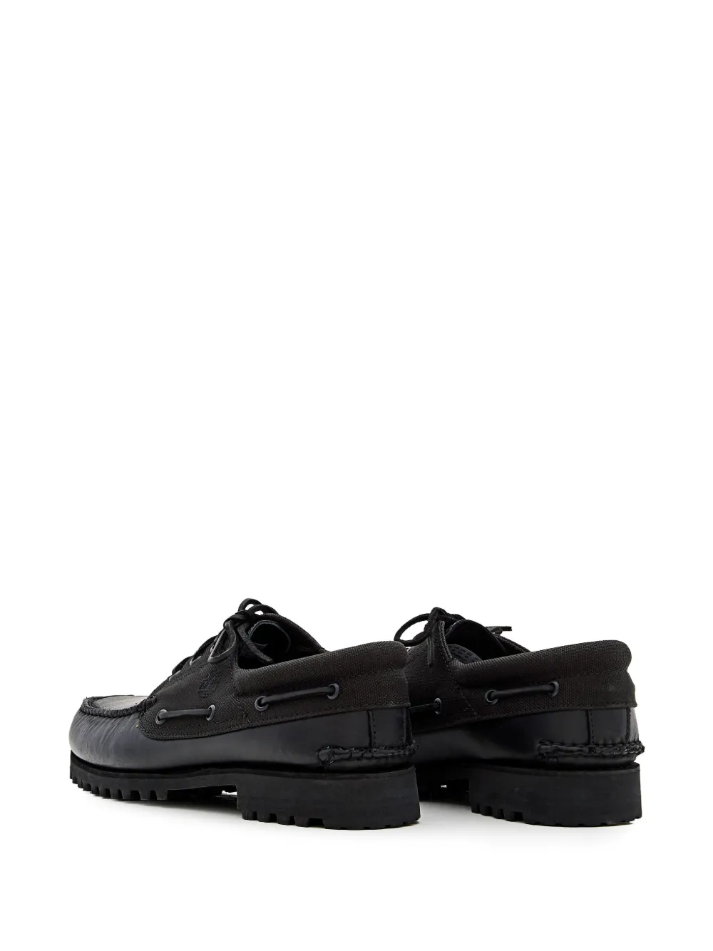 Timberland leather boat shoes Black