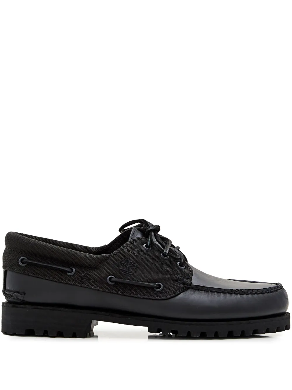 Timberland leather boat shoes Black