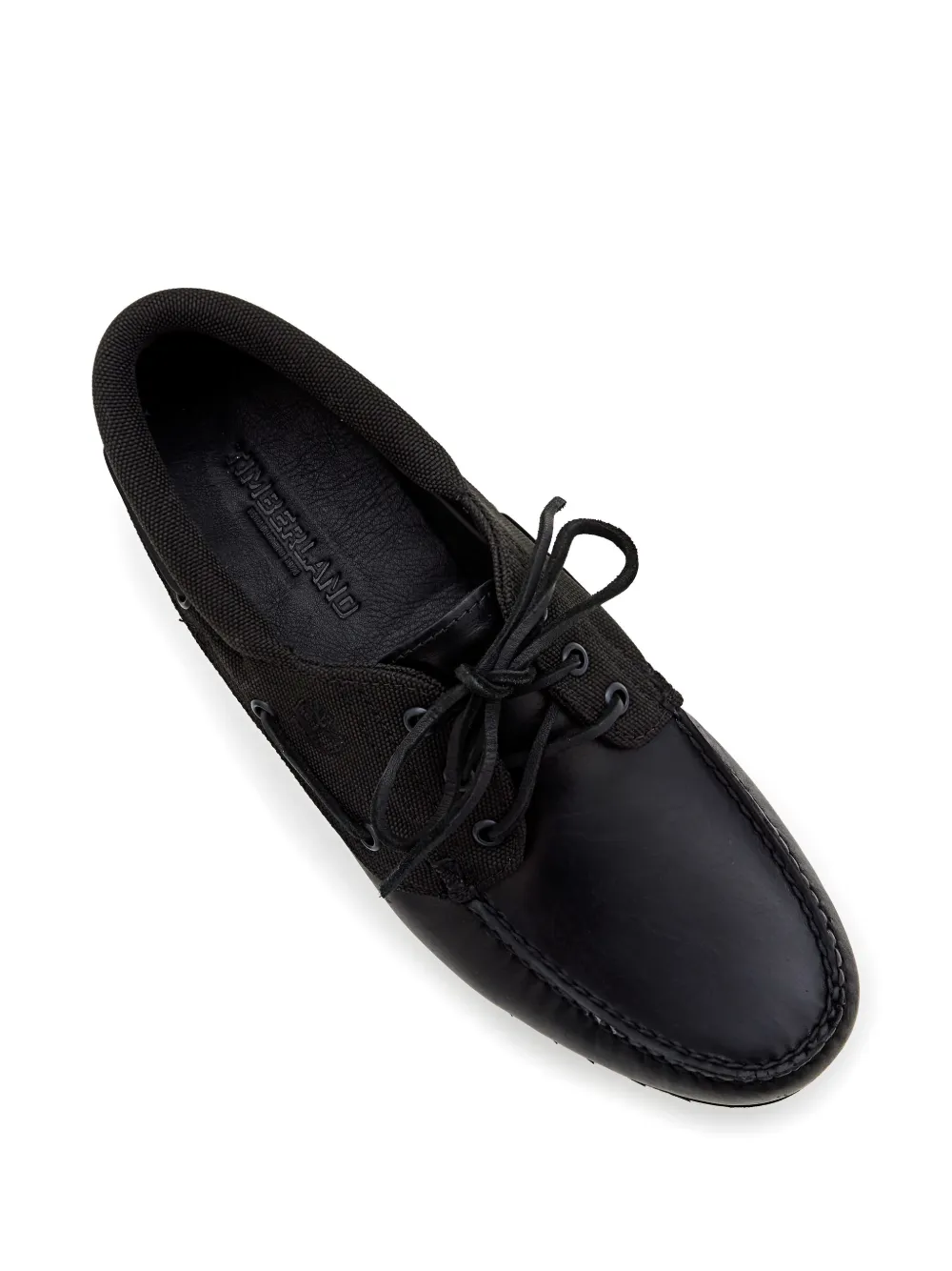 Timberland leather boat shoes Black