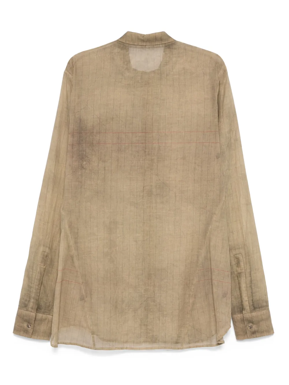 Masnada striped shirt - Beige