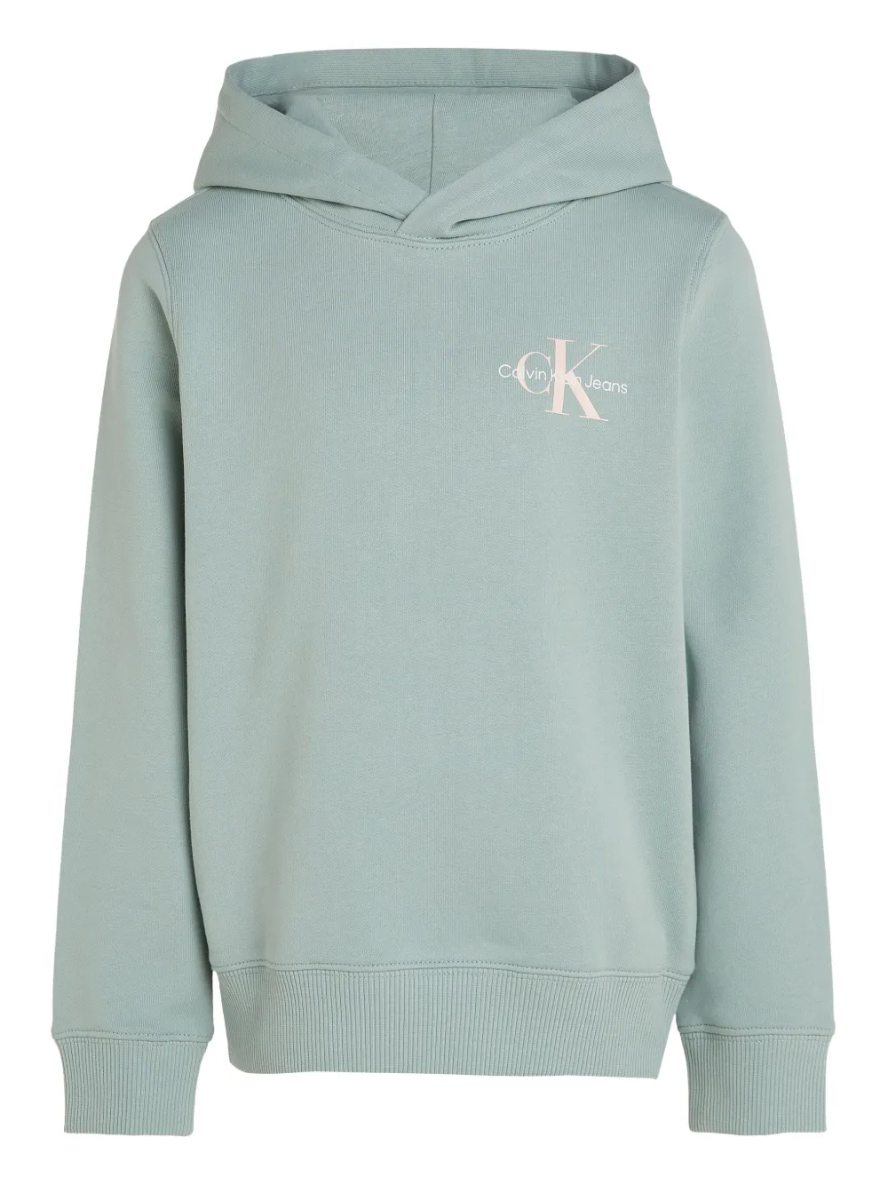 Calvin Klein Kids Katoenen hoodie Groen