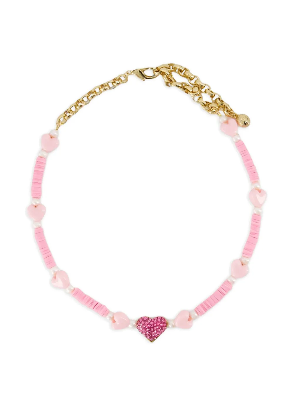 Shourouk heart-embellished necklace | Gold | Image 1