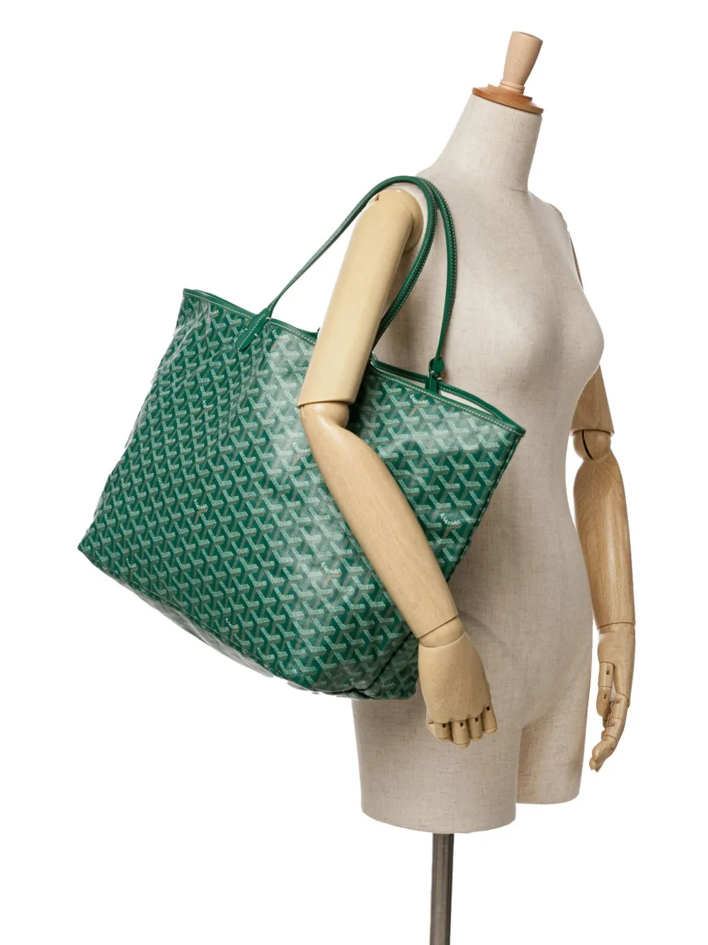 Goyard Pre-Owned 2019 Goyardine Saint Louis PM shopper - Groen