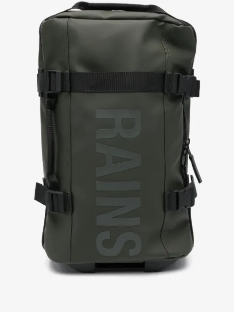 Rains Texel logo-print buckle-strap luggage bag