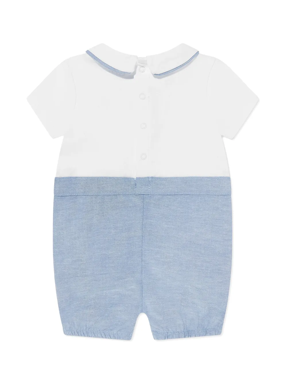 guess kids White & Blue babypakje - Wit