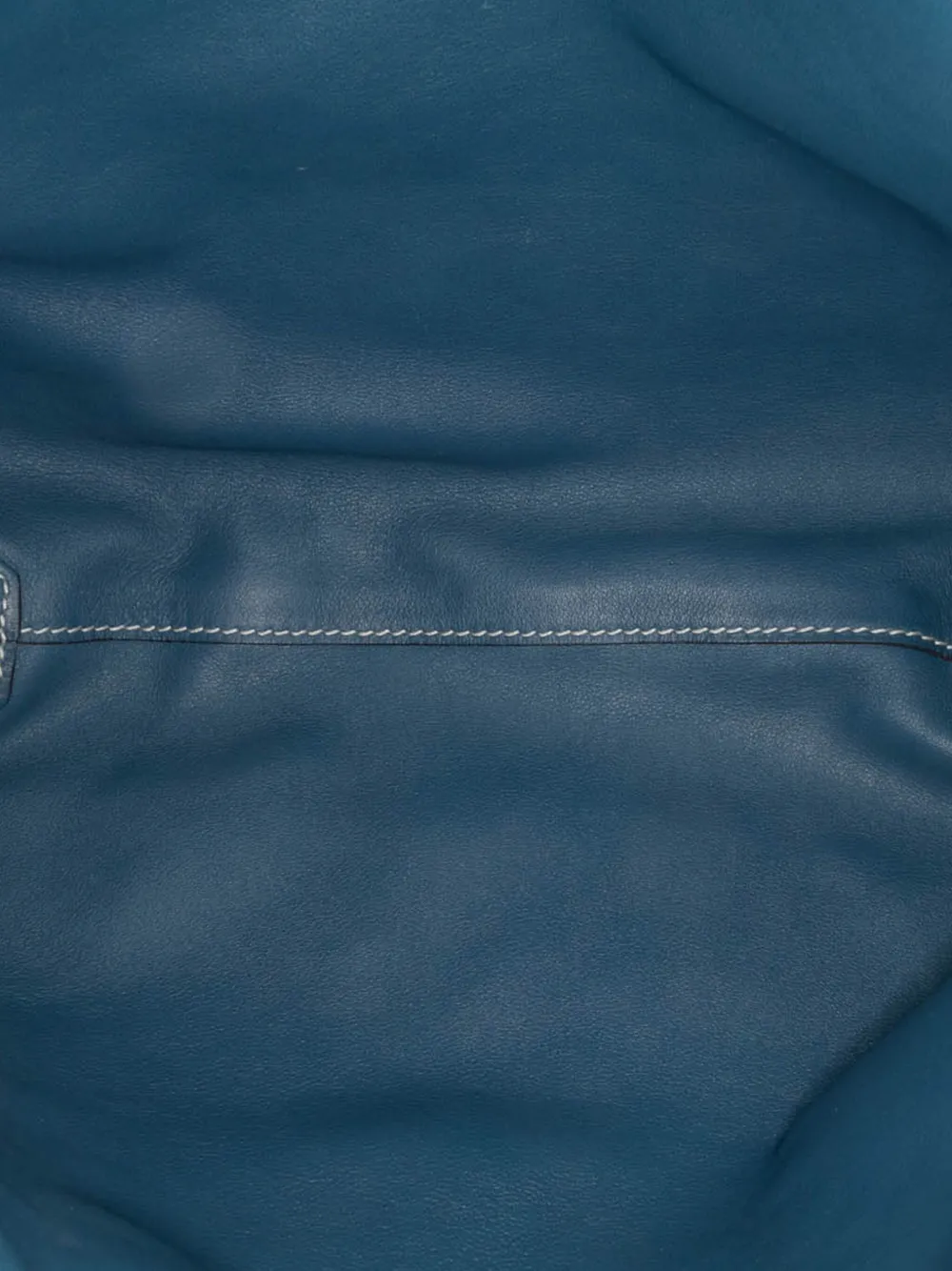 Pre-owned Hermes 2016 Clemence Double Sens 36 Tote Bag In Blue