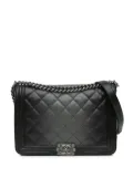 CHANEL Pre-Owned 2013-2014 New Medium Quilted Goatskin Ombre Boy Flap crossbody bag - Grey