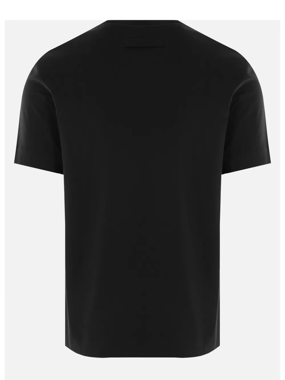 Zegna logo-embroidered cotton T-shirt - Zwart