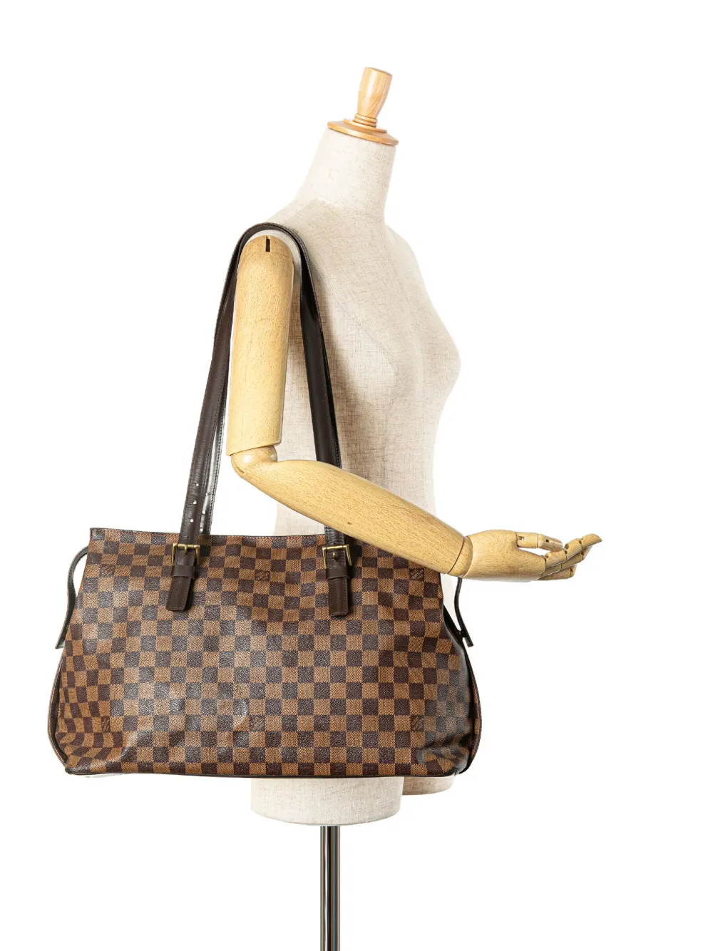 Louis Vuitton Pre-Owned 1997 Damier Ebene Chelsea shoulder bag - Bruin