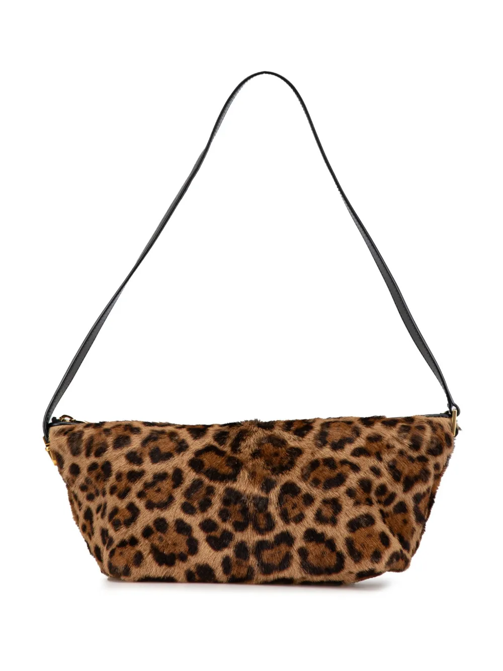 2021 Leopard Print Ponyhair Pochette shoulder bag