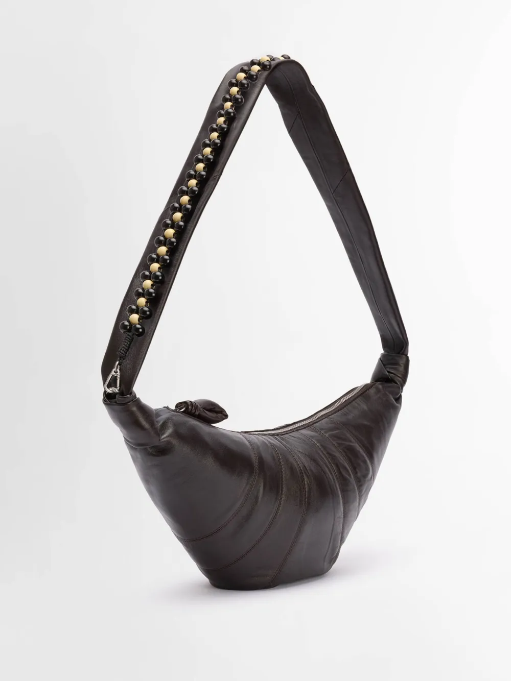 LEMAIRE Croissant medium schoudertas Bruin