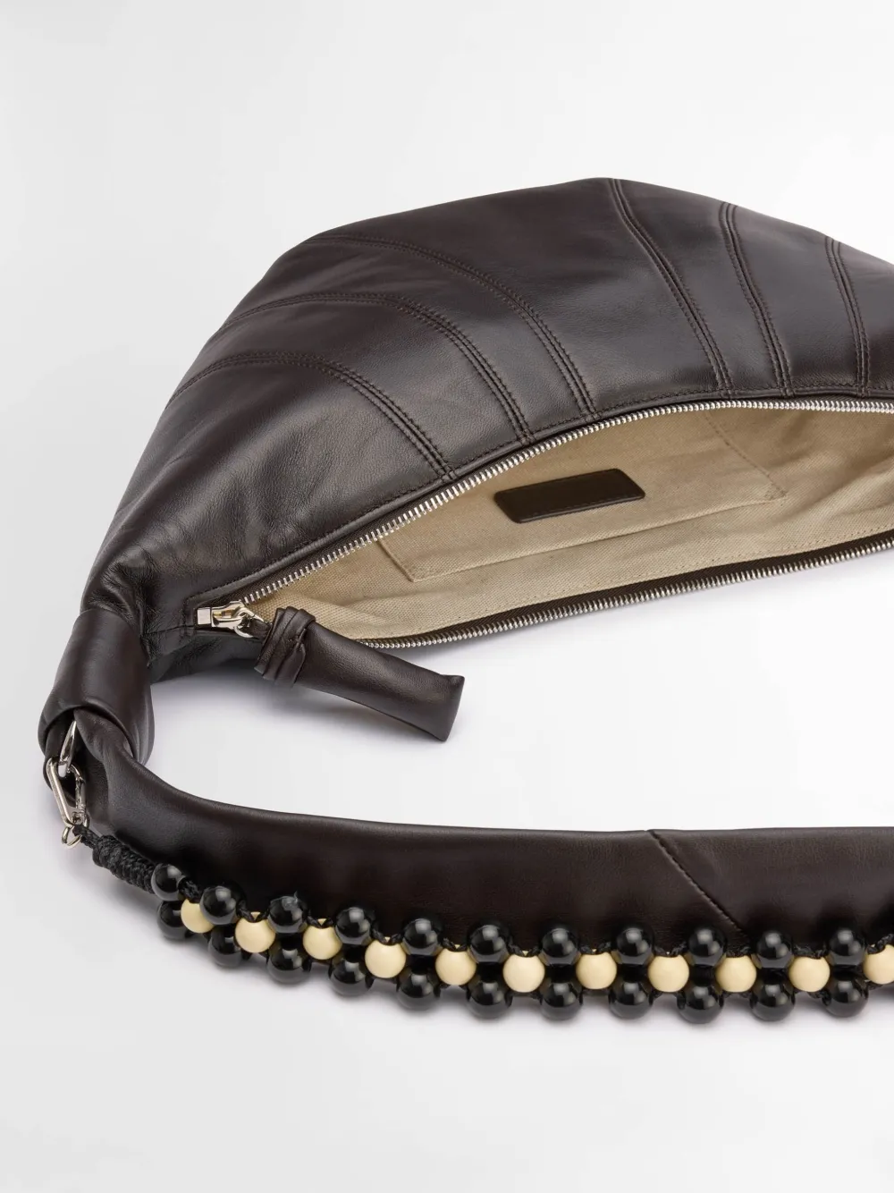 LEMAIRE Croissant medium schoudertas Bruin