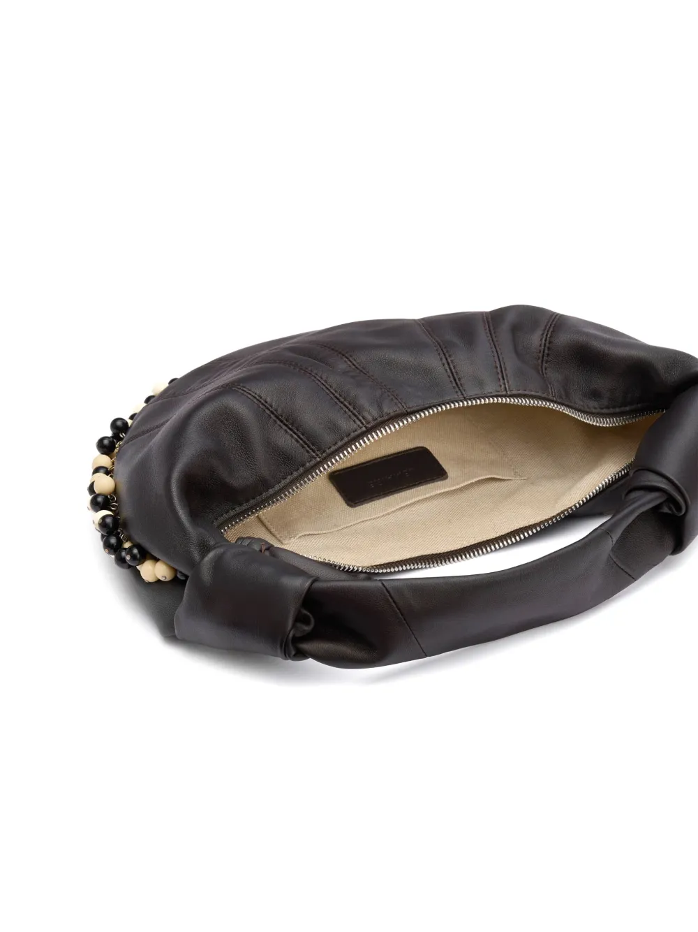 Shop Lemaire Mini Fortune Handbag In Braun