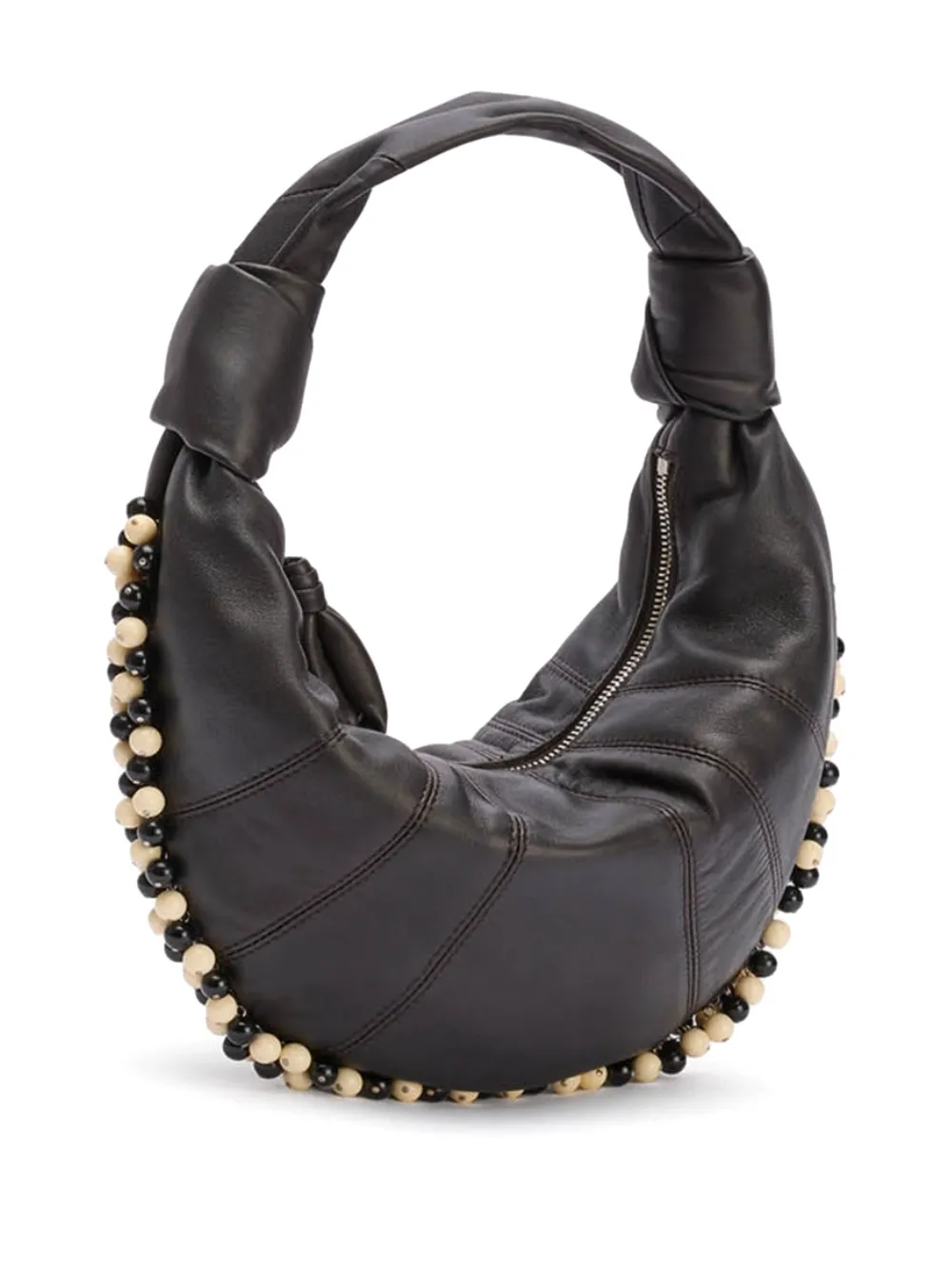 Shop Lemaire Mini Fortune Handbag In Braun