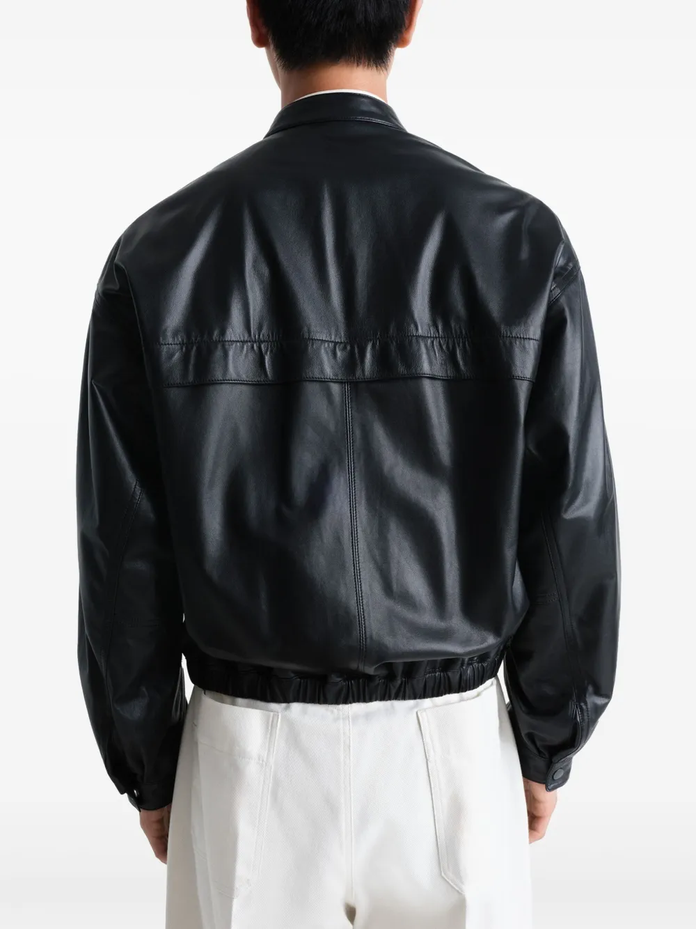 LEMAIRE レザージャケット | ブラック | FARFETCH JP
