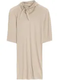 LEMAIRE short sleeve with foulard t-shirt - Neutrals
