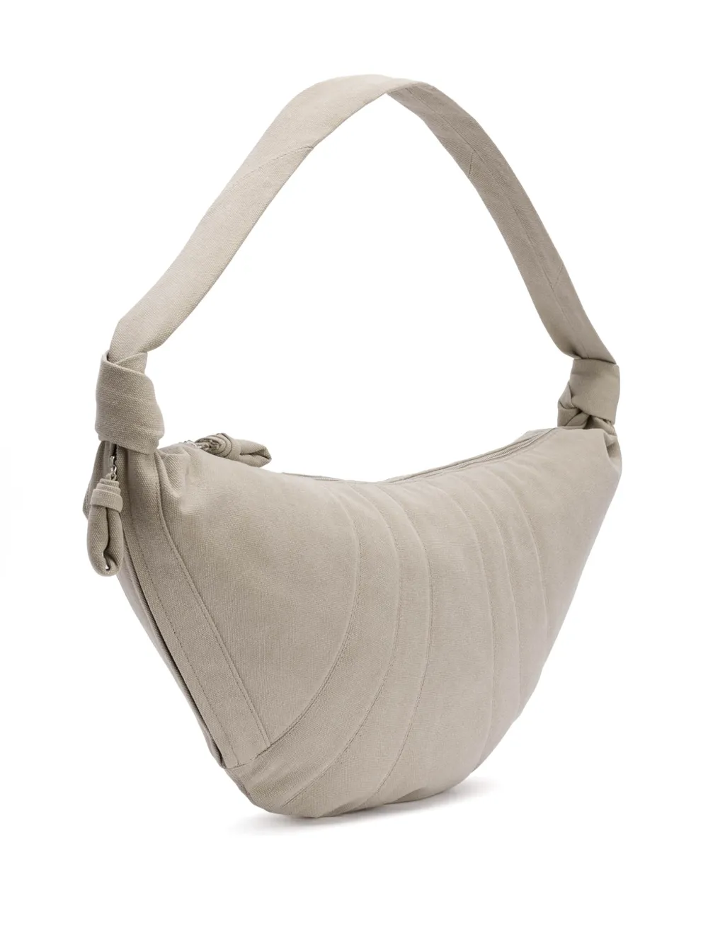 LEMAIRE XL Croissant schoudertas Beige