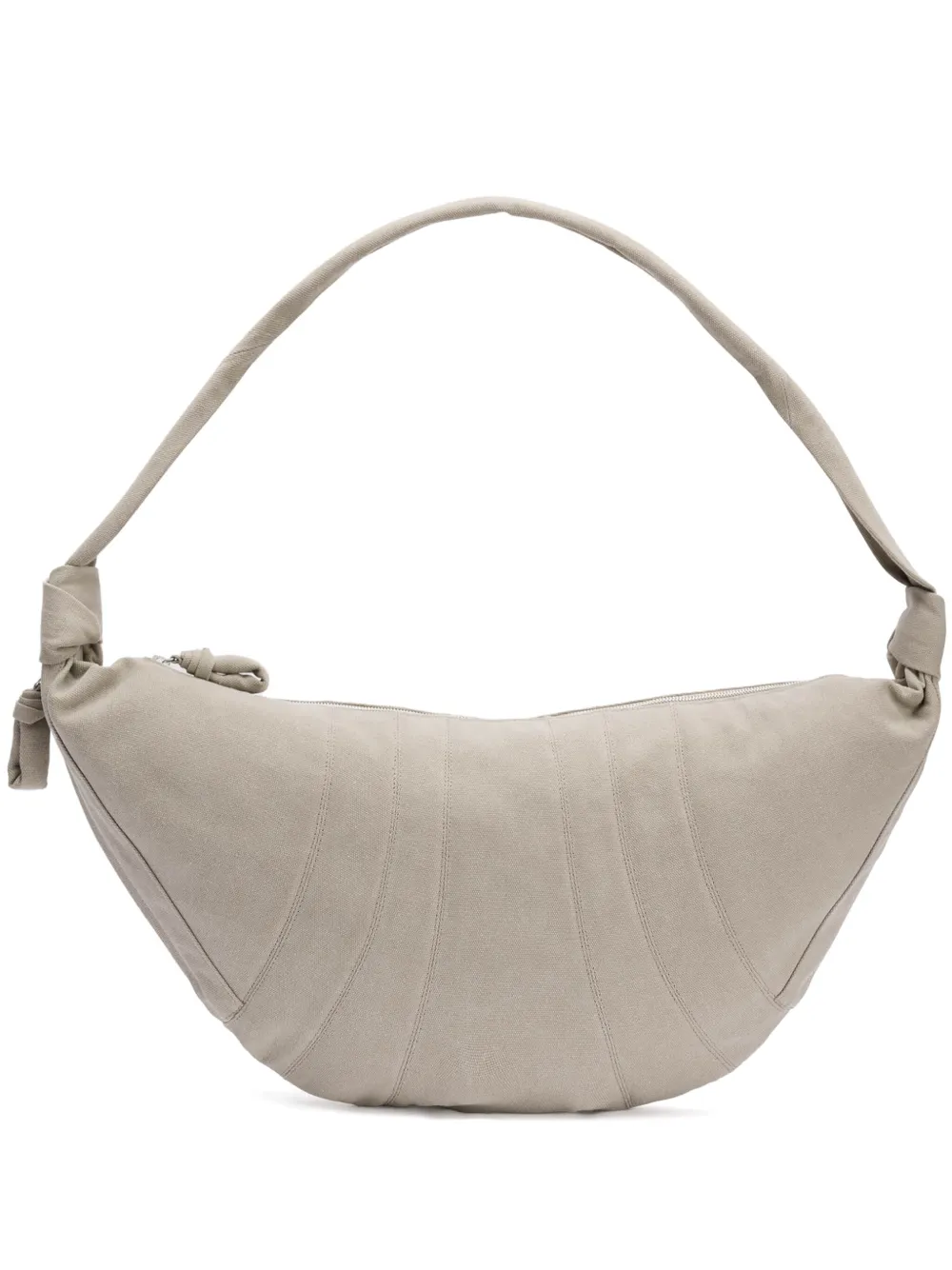 LEMAIRE XL Croissant schoudertas Beige