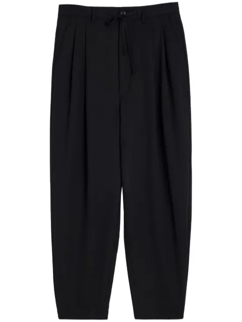 LEMAIRE drawstring-waistband pleated trousers