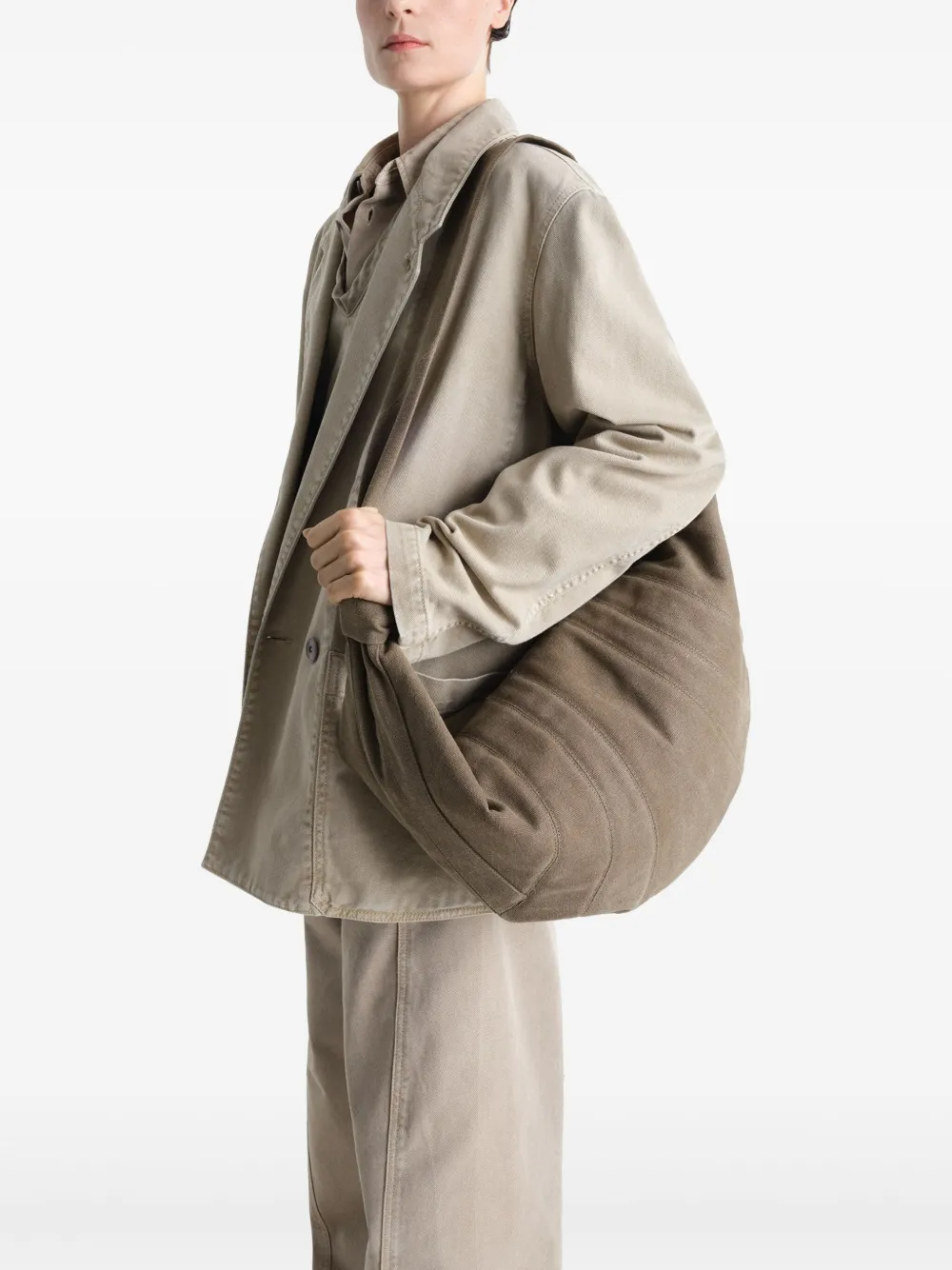 LEMAIRE Croissant XL schoudertas Bruin