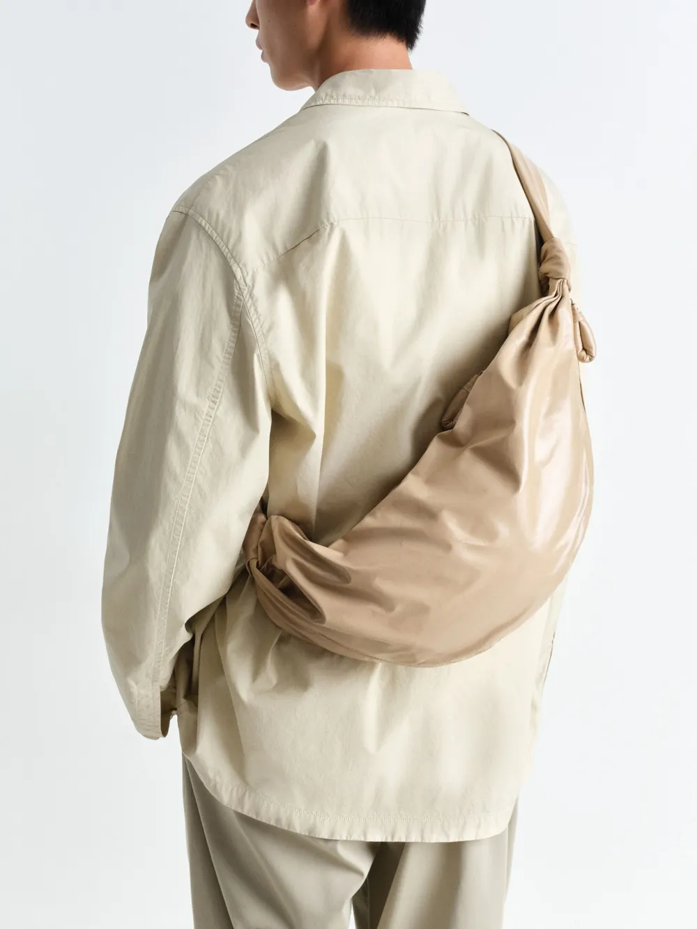 LEMAIRE medium Croissant shoulder bag - Beige